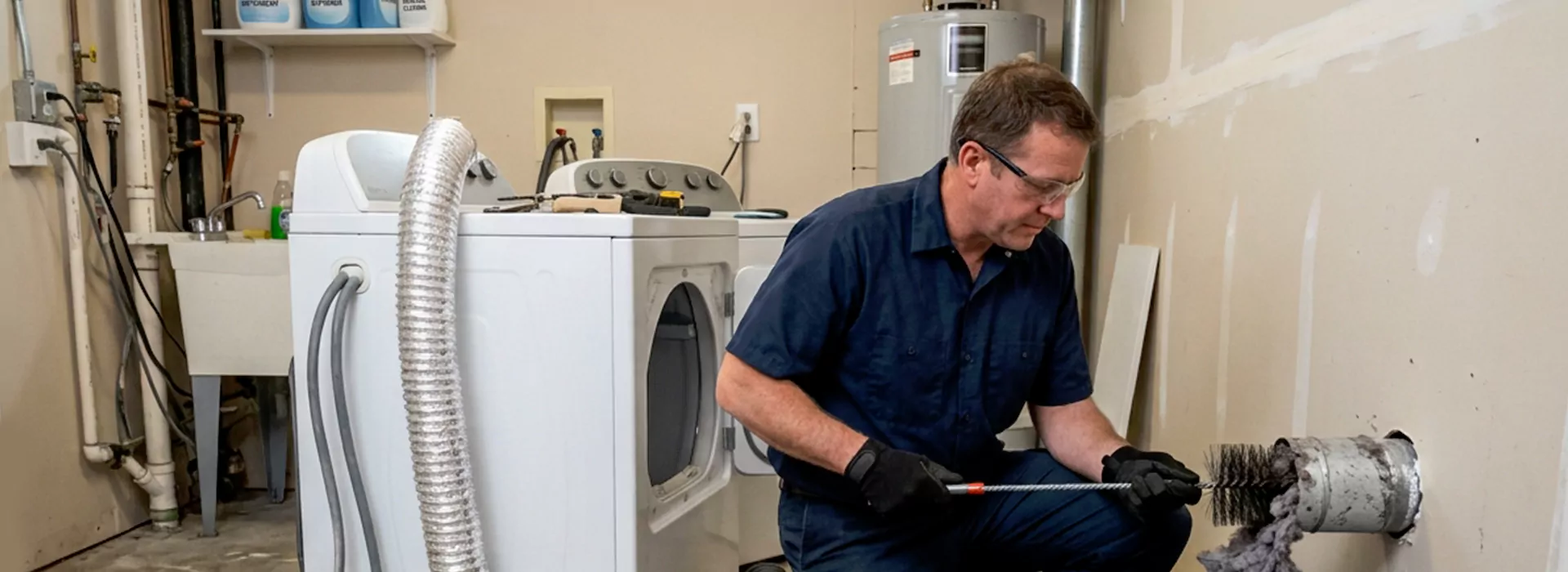 Clogged Dryer Vent Repair in Union, New Jersey