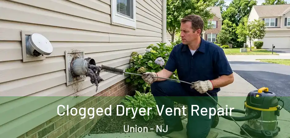 Clogged Dryer Vent Repair Union - NJ