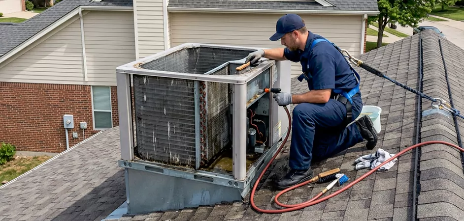 Rooftop Unit Cleaning in Union