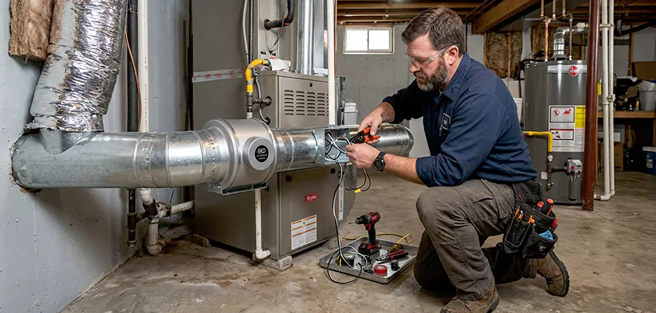 Booster Fan Installation in Union